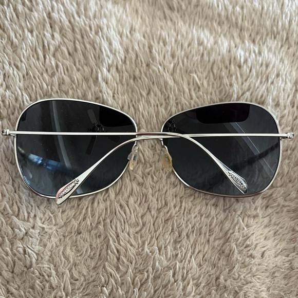 RARE Oliver Peoples Elsie Titanium Blue Chrome with Pacific Gradient Sunglasses - Picture 5 of 10